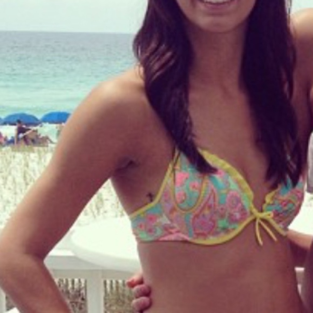 Victoria’s Secret Floral paisley pushup bikini top
